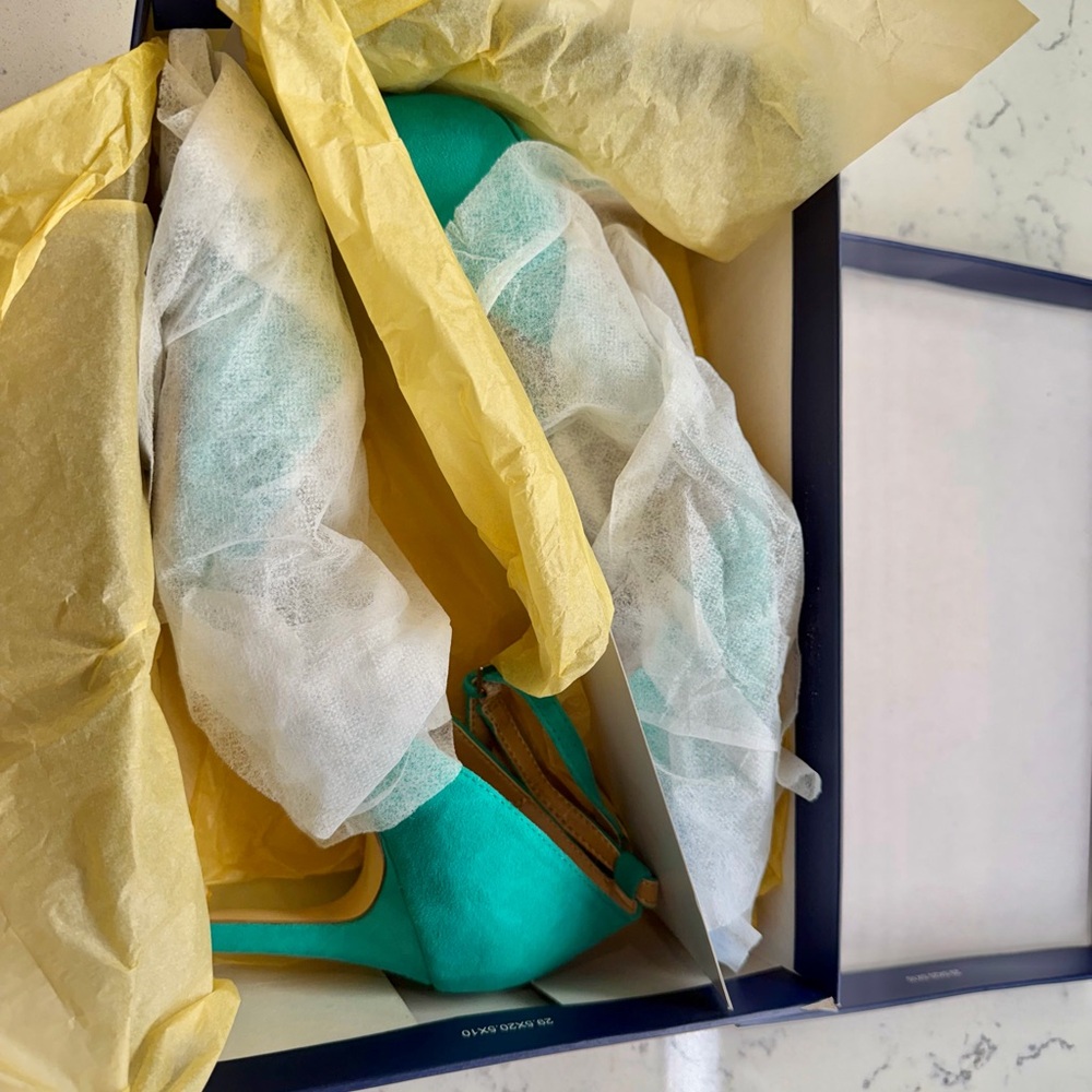 Adrienne Vittadini Teal Women's Shoes - Picture 4 of 5